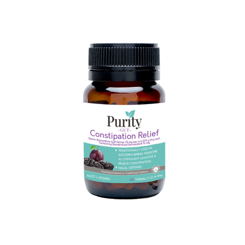 Purity Gut Constipation Relief _ Natural Laxative Senna Prune Quick Easy Relief